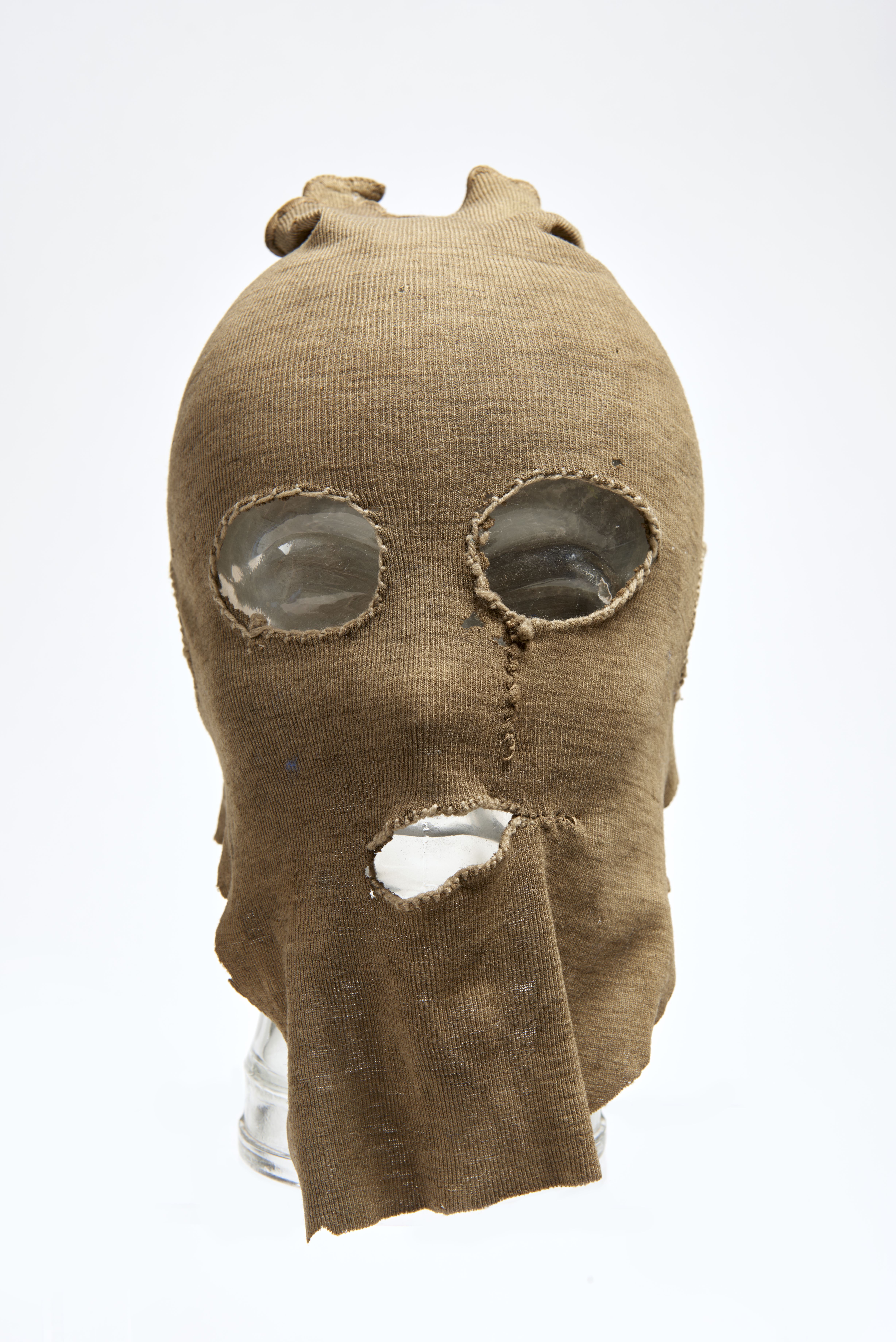 12. Mask from the murder case of PC George Gutteridge by Frederick Browne & William Kennedy, 1927 ∏ Museum of London