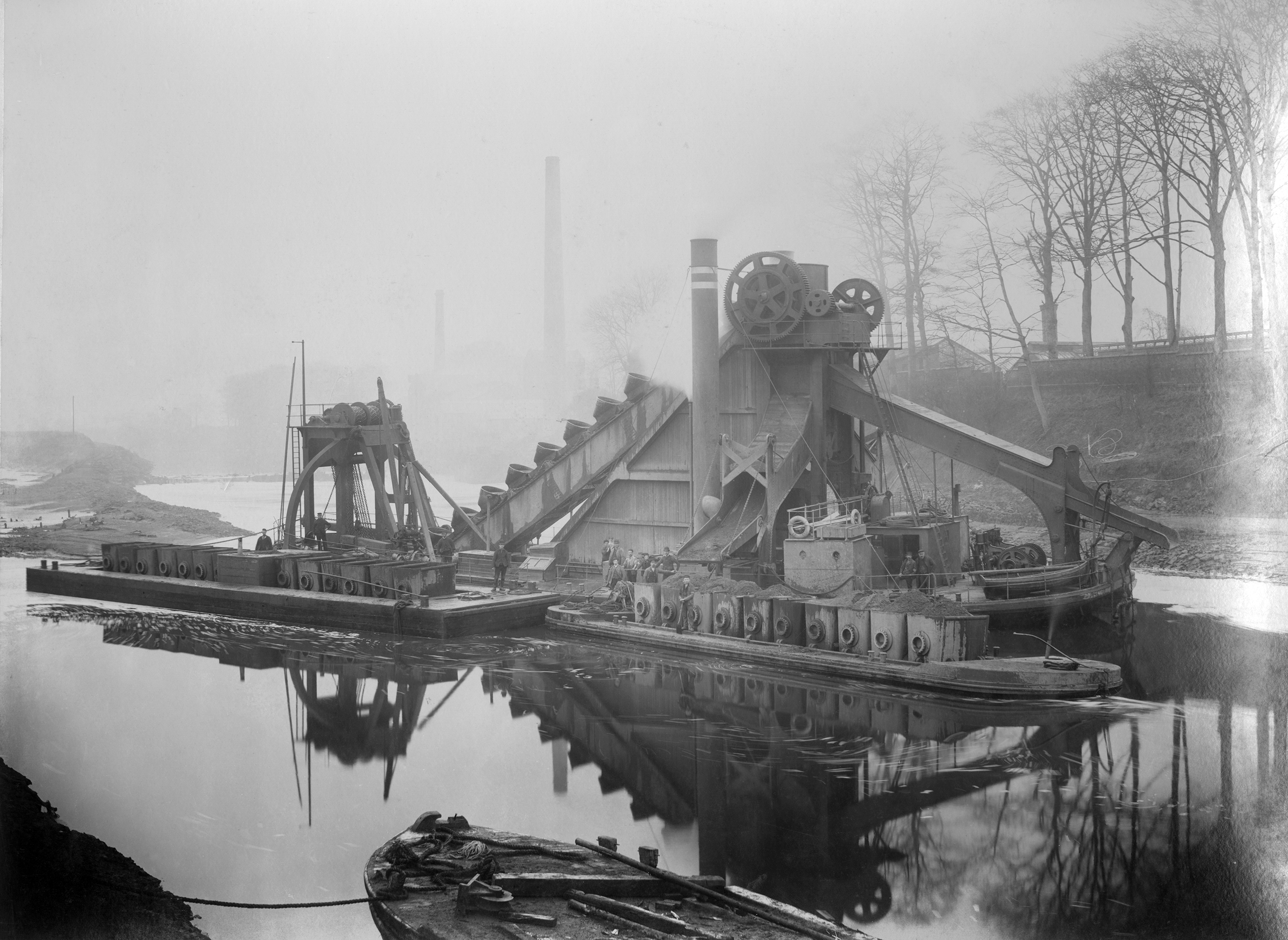 Building of the Manchester Ship Canal, 1887-1893. Courtesy of Chetham's Library 4