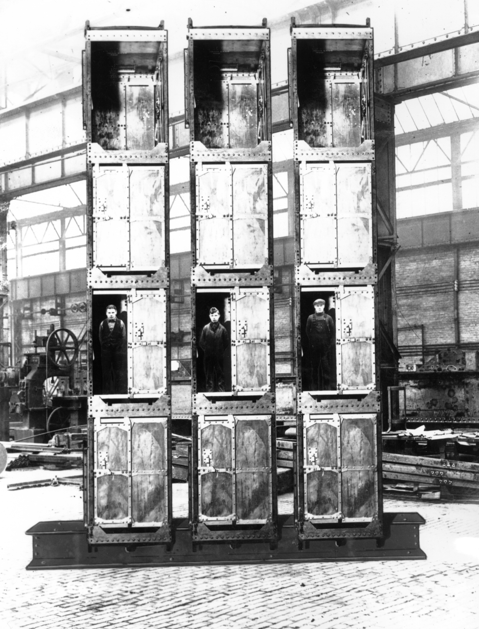 Man cages made by Vickers Armstrong, 1936. Courtesy of Tyne and Wear Archives and Museums