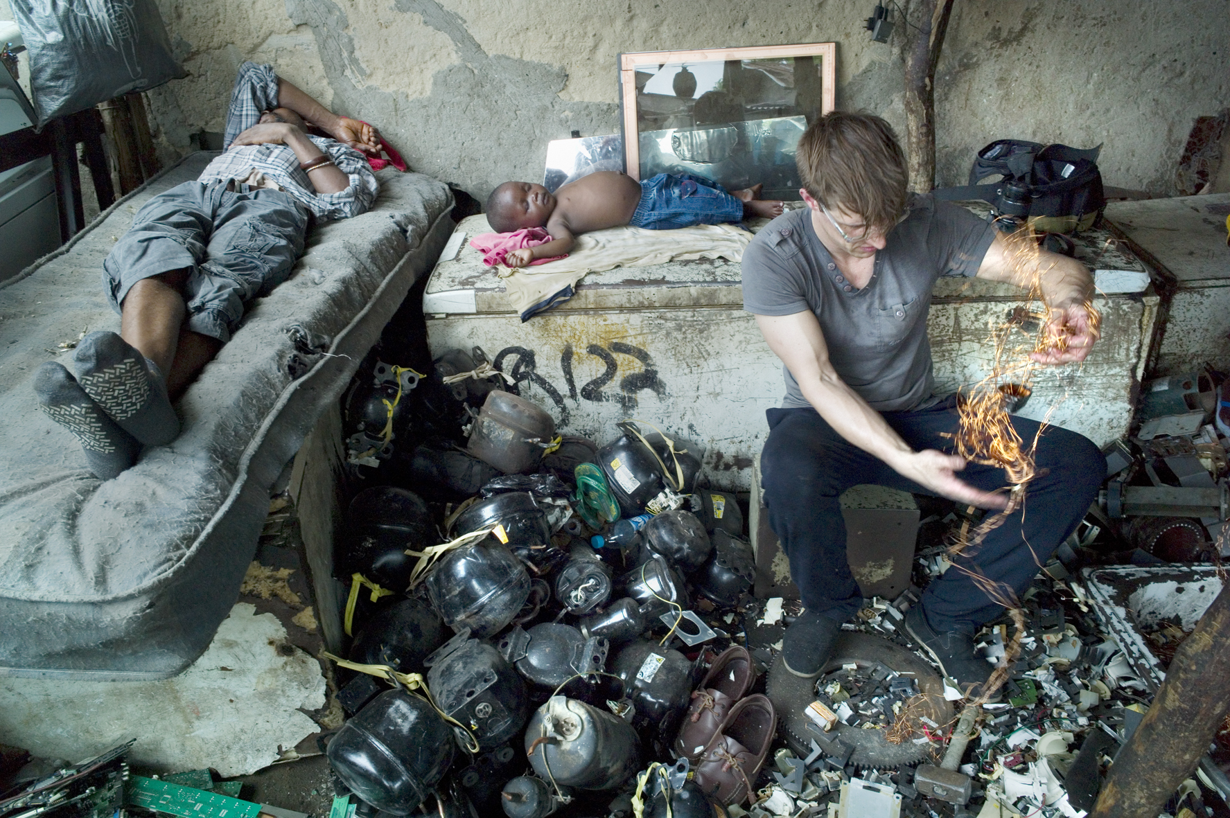 Lagos, E-waste-project, Febr. 2015